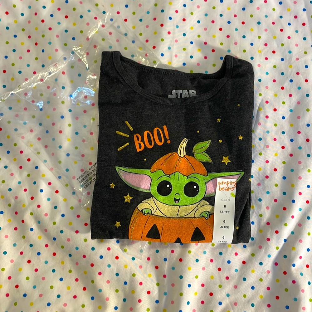 Star Wars Grogru Baby Yoda Halloween shirt NWT